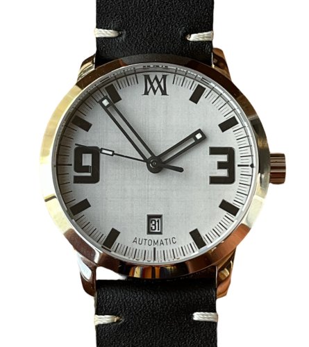 Mauer Moon Dial Stainless Steel Date Automatic 36mm