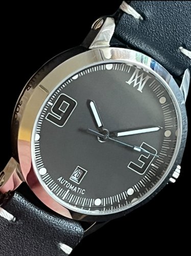 Mauer Stealth Matte & Glossy Dial Automatic 36mm Watch