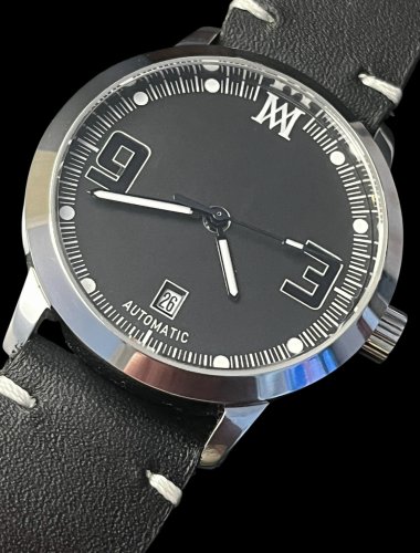 Mauer Stealth Matte & Glossy Dial Automatic 36mm Watch